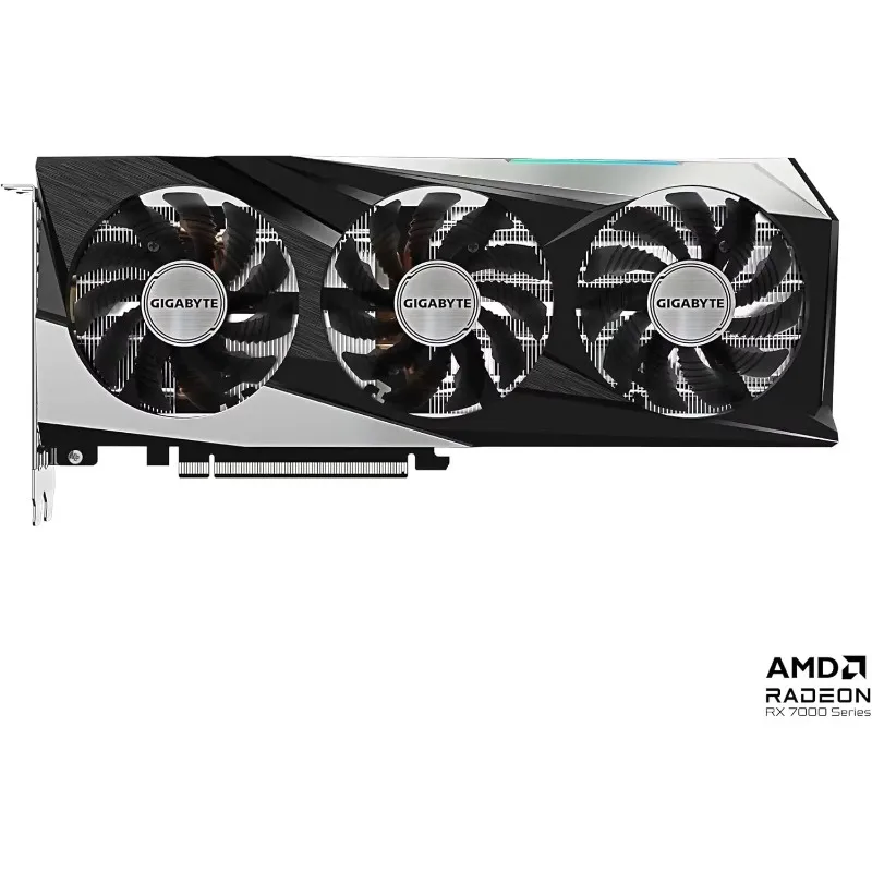 بطاقة رسومات GV-R76GAMING OC-8GD Radeon RX 7600 Gaming OC 8G، 3X WINDFORCE Fans 8GB 128-bit GDDR6، بطاقة فيديو