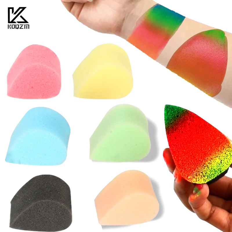 

10PCS Face Paint Sponges Petal Sponge Foam Painting Craft Set Drawing Body Painting