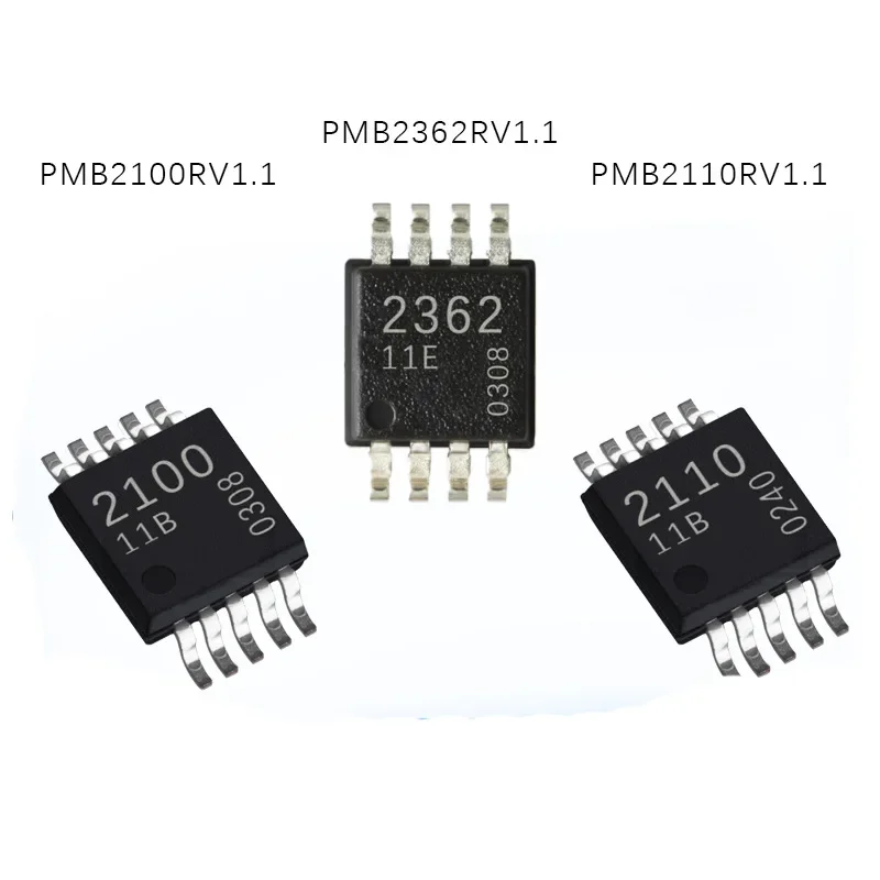 (10piece)PMB2100RV1.1  PMB2362RV1.1  PMB2110RV1.1   IL205AT    TDA5210  MSOP8  2100 2362 2110 205A