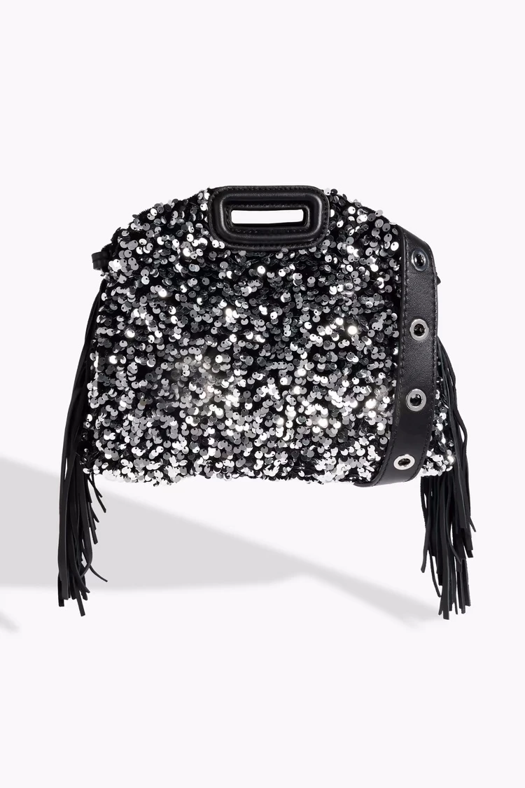 Glitzernde Pailletten-Handtasche für Damen, luxuriöse Designer-Umhängetasche mit Quaste, modische Umhängetasche für Damen, elegant – Detail 9