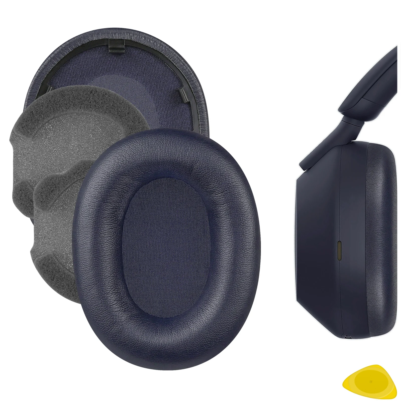 Geekria QuickFit Replacement Ear Pads for Sony WH-1000XM5, WH1000XM5 Wireless Headphones
