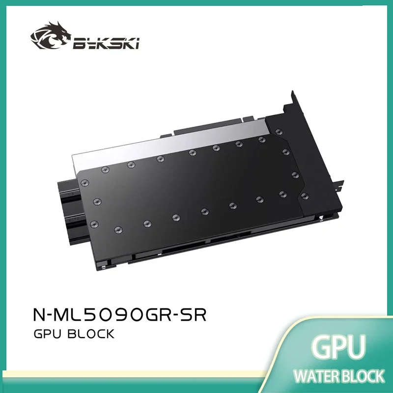 Bykski GPU Block for Manli RTX5090 Gallardo / ZOTAC RTX 5090 SOLID OC Video Card T2 Red Copper Material N-ML5090GR-SR