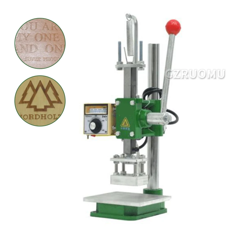 Handheld Hot Stamping Machine Heat Press Digital Leather Tool Paper Wood Custom Logo Foil Stamp 5×7CM/8×10CM/10×13CM