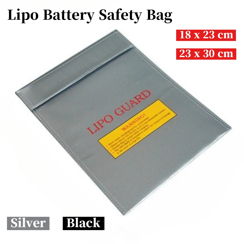 Fireproof Waterproof Rc Lipo Battery Safety Guard Bag Safety High-Quality Protection Charging Bag 18x23cm 30x23cm