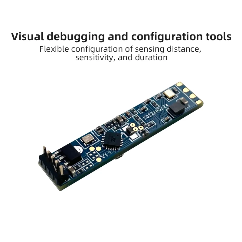 Mini HLK-LD2410B High-sensitivity 24GHz Smart Human Presence Status Sensing Radar Sensor Module Supports GPIO & UART Outputs