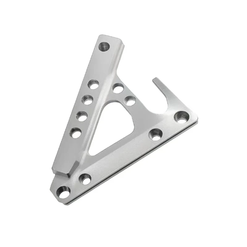 Aluminum alloy precision CNC machining, porous triangular connector, high-precision triangular mechanical mounting plate