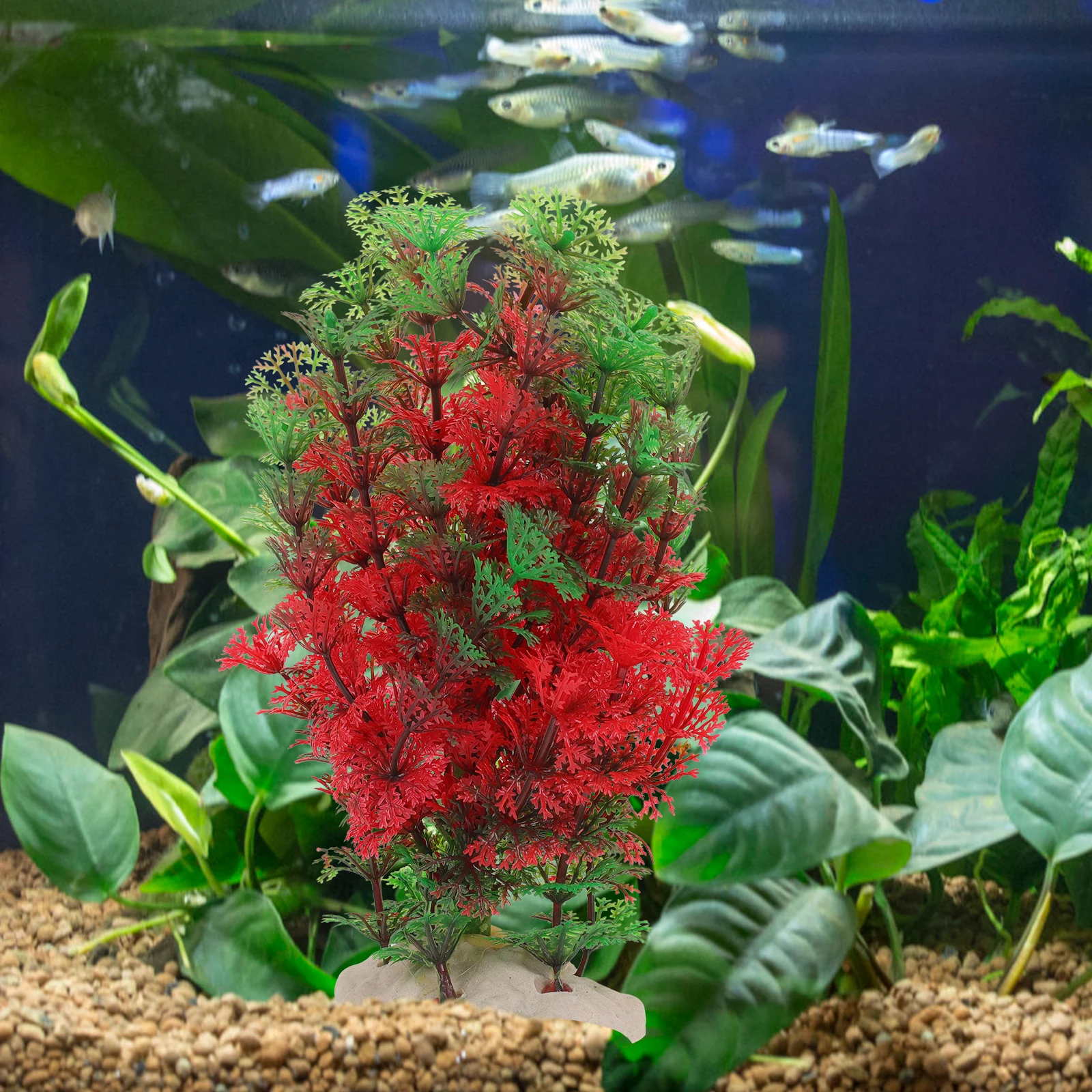 

Simulated Coconut Tree Decorations Fish Tank Breeding Grass Desktop Aquarium Plant Aquatic Fake Plants Ornament