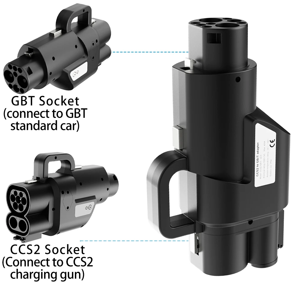 Uniris CCS2 To GBT Adapter Ev car Charging Converter 400KW 1000V DC Fast CCS Combo 2 for GB/T Electric Vehicle Charger Connector