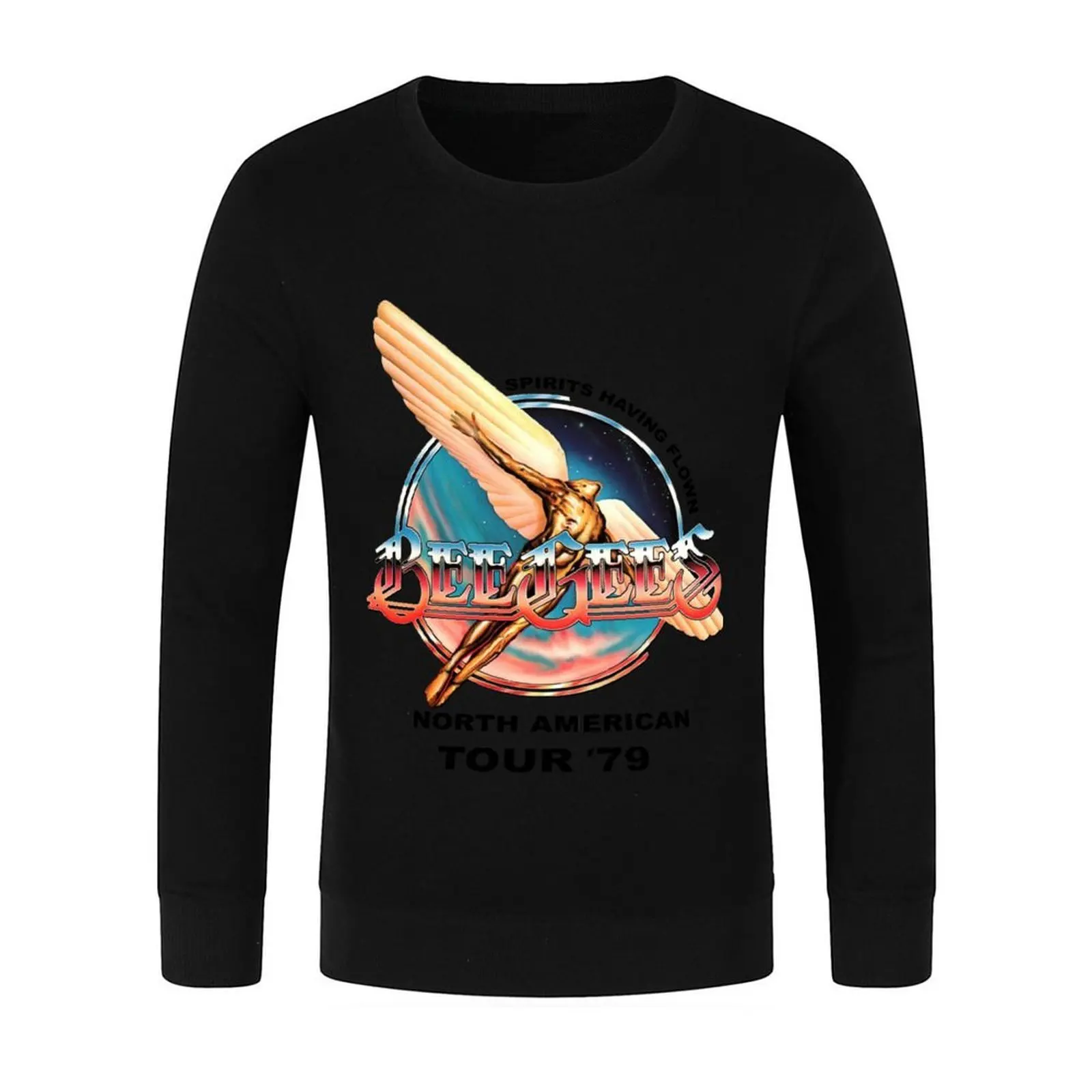 الروح تتدفق جولة البلوز بلوزة الرجال ملابس ملابس رجالية النمط الياباني الرجال البلوز