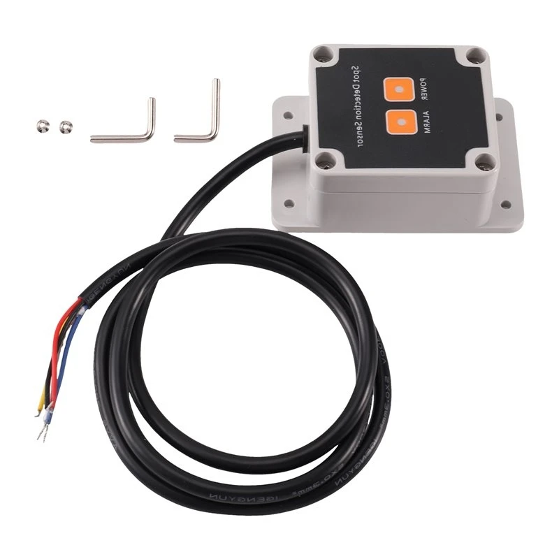 IALJ-Water Leakage Detector Alarm Sensor DC 12V Relay Output NO NC Normal Open Close For Power Distribution Room