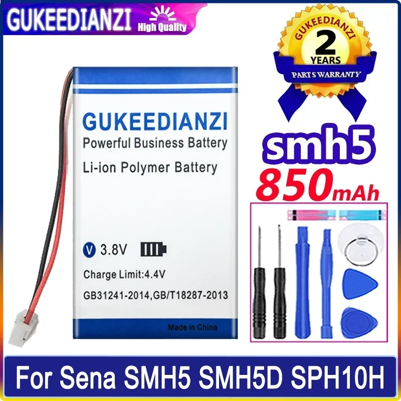 

850mAh Motorcycles Headset Phone Battery For Sena SMH5 SMH5-FM SMH5D SPH10H-FM SMH5-UNIV SMH5D-UNIV SMH5-FM-01 SMH5-FM-UNIV