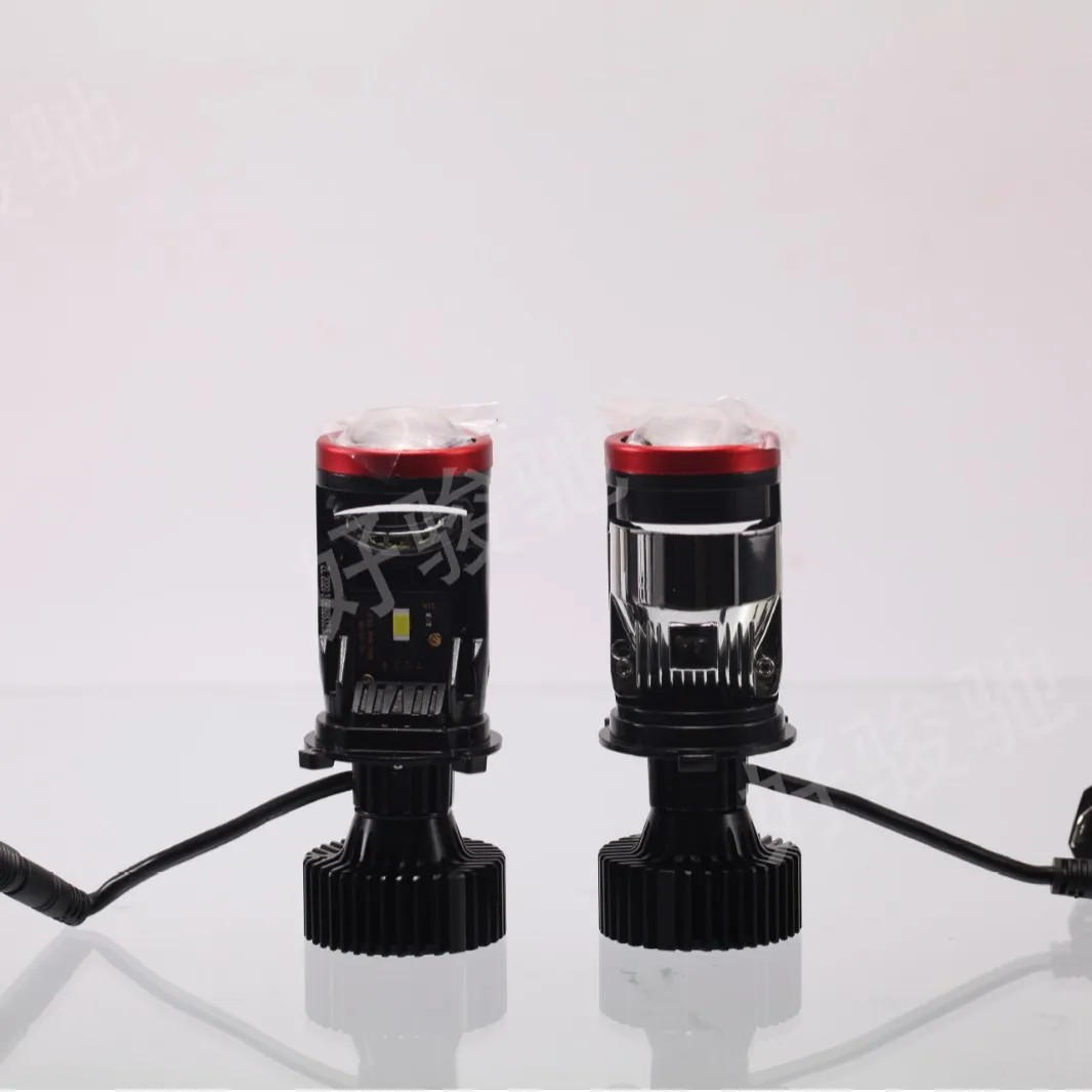 Y6D Y7D car headlights, H4 lens headlights, electric vehicle modified headlights, LED high and low beams, high power