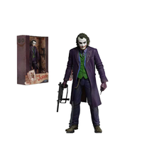 DC Comic Heroes 30cm Action Figure Doll The Joker Batman Steve Rogers Venom Emil Blonsky Pirate Captain Decoration Toy Gifts