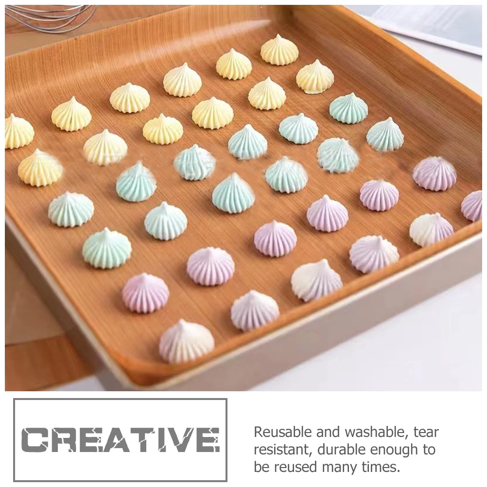 

Baking Oil Cloth Non Stick Cake Pan Liners Reusable Oven Mats Heat Resistant Silicone Tray Liner for Cookies Pastries