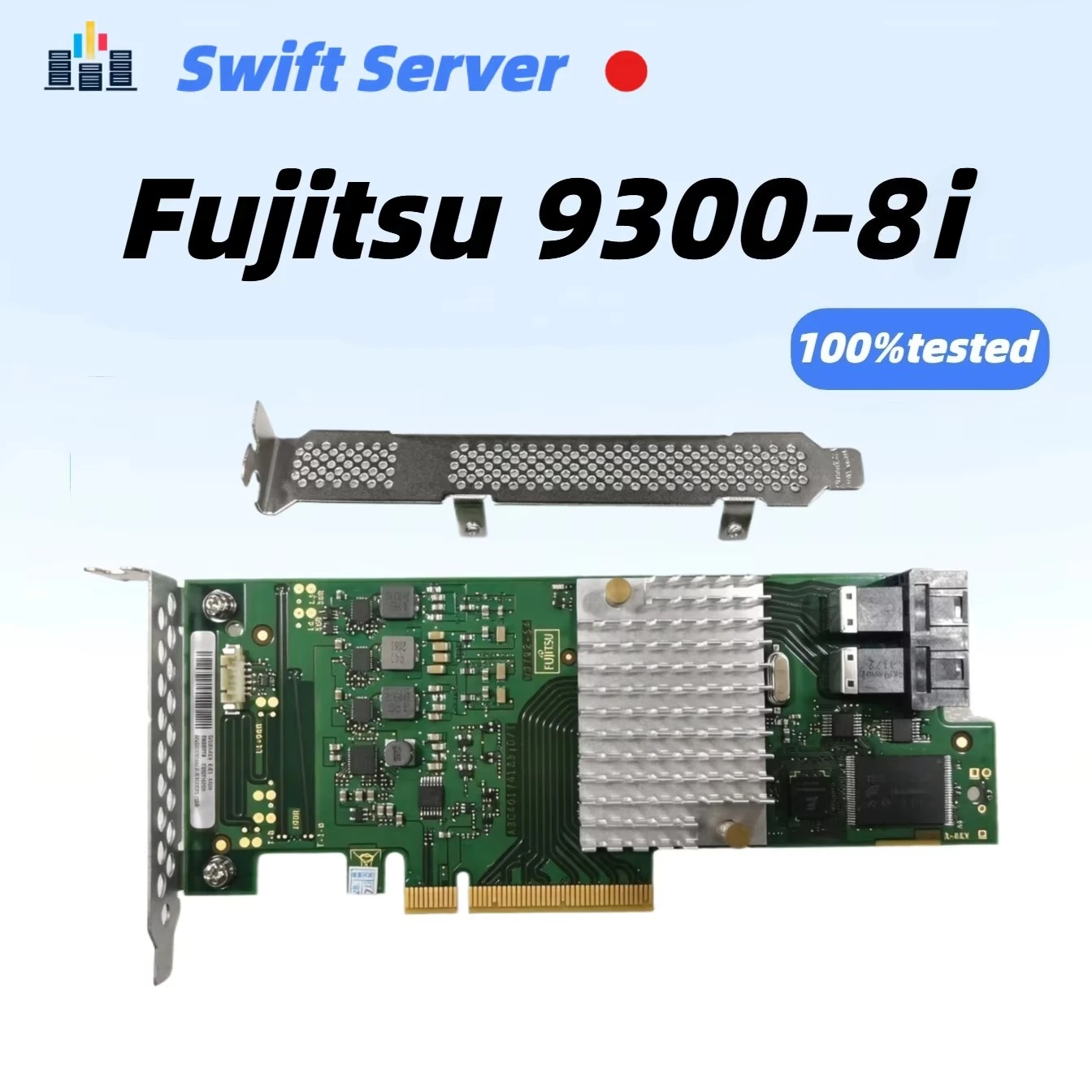 Fujitsu 9300-8i LSI 3008 12G HBA IT Mode ZFS FreeNAS unRAID+2*SFF-8482 SAS SATA Cable