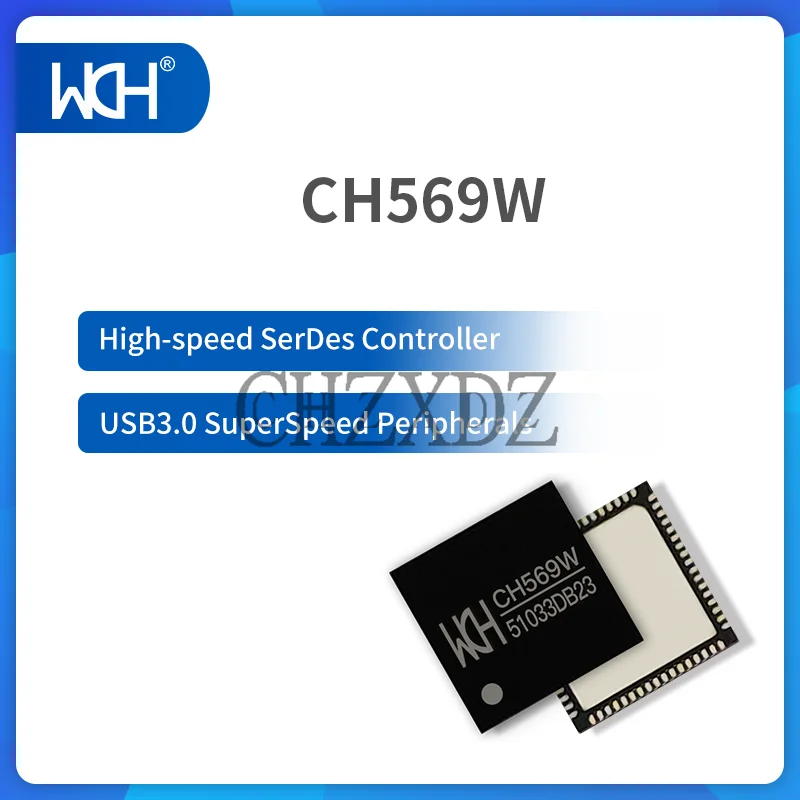 

5Pcs/Lot CH569 USB3.0 RISC-V MCU HSPI USB3.0 Build-in PHY WCH