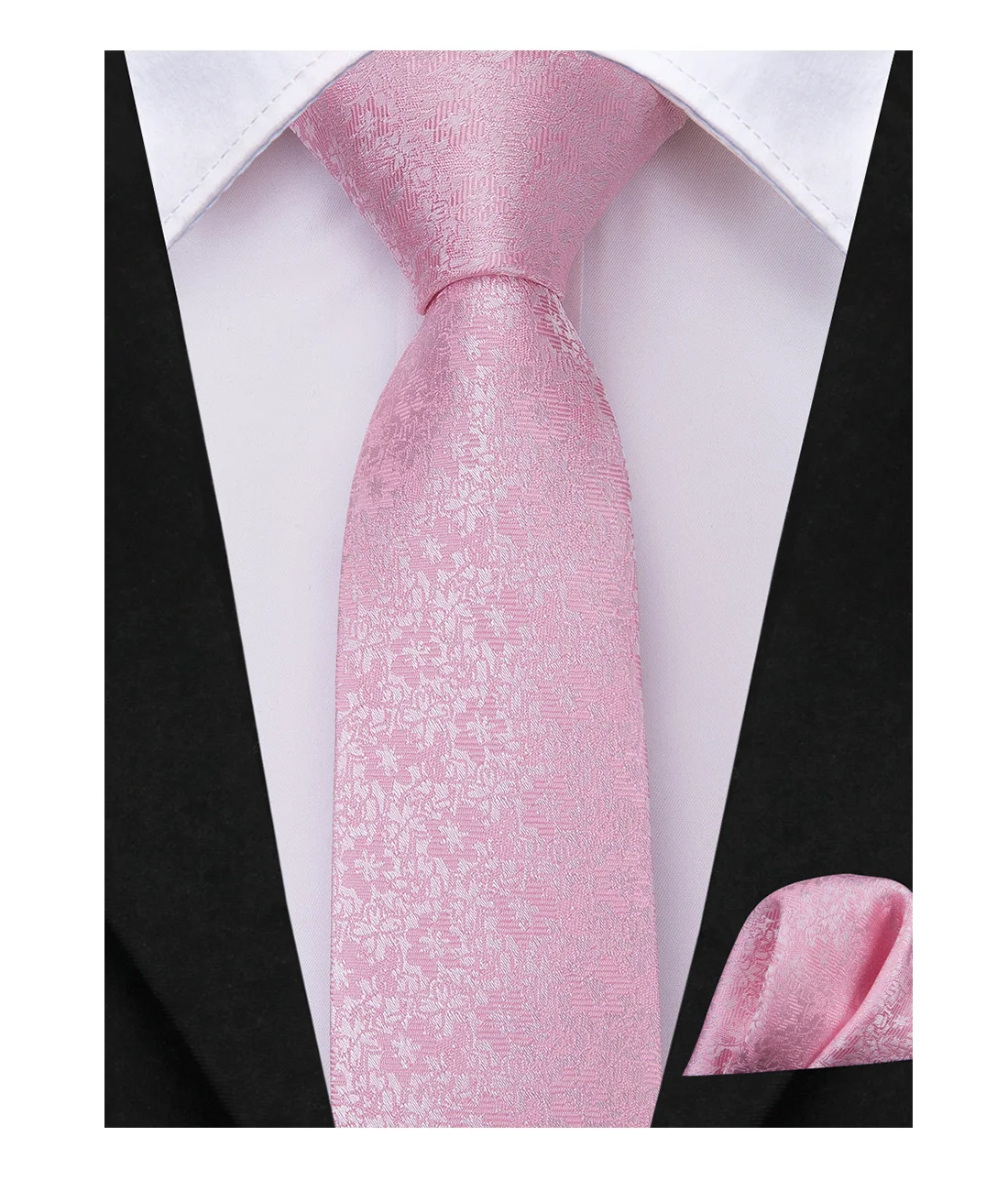 Pink Floral Solid Silk Tie For Children Luxury Designer Handky Child Necktie 120CM Long 6CM Wide Fashion Party Dropship Hi-Tie