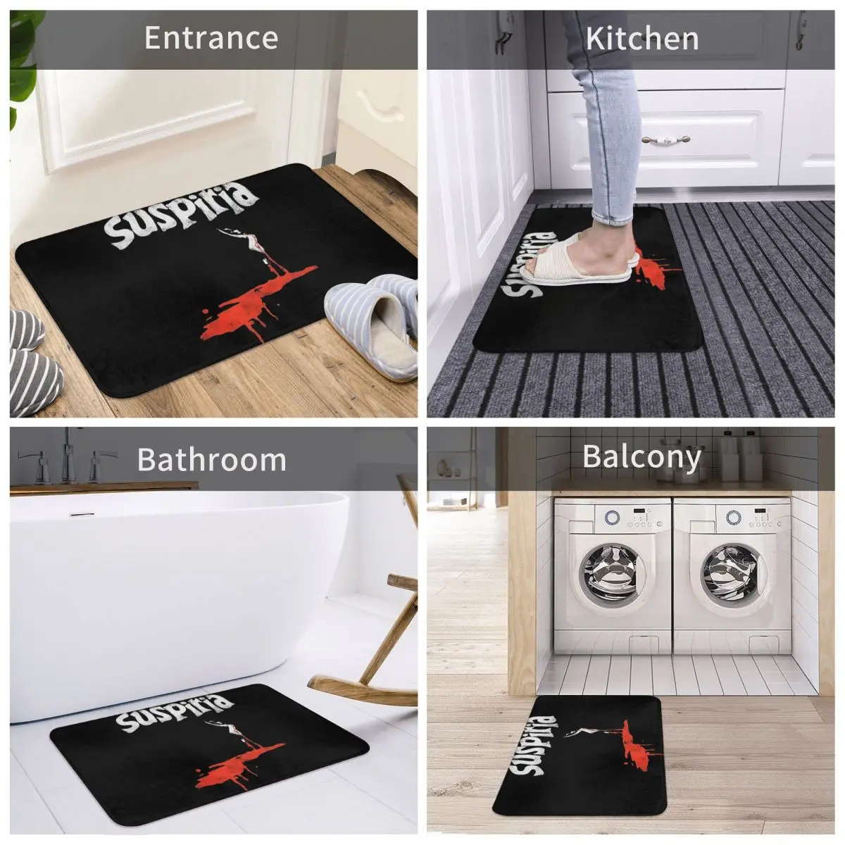 Suspiria Non-slip Doormat Floor Mat Durable Carpet Rug for Kitchen Entrance Home Bedroom Footpad Mats image 5