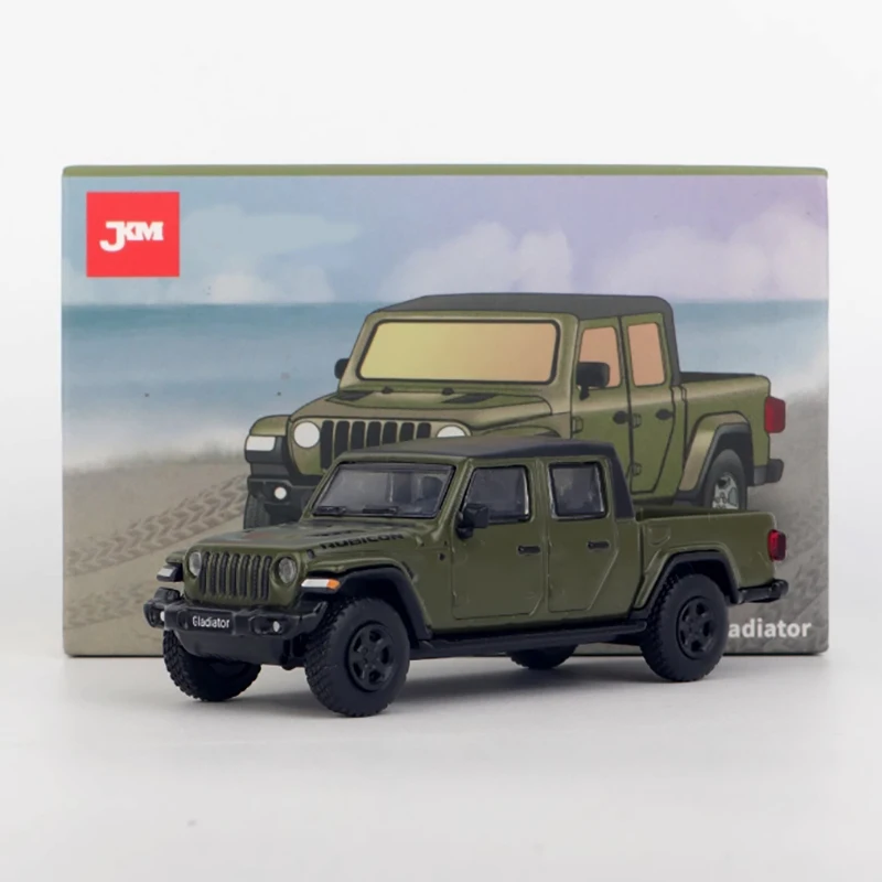 JKM Diecast 1/64 Schaal Wrangler Gladiator Pickup Legering Simulatie Auto Model Spot Eindproducten Hobby Collectie Geschenken