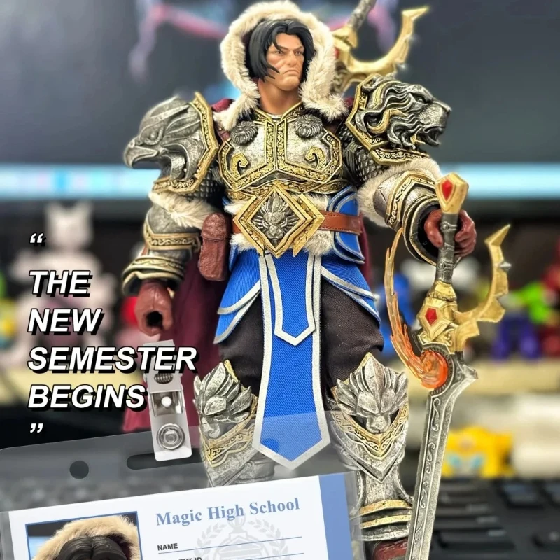 

In Stock Third Party Custom Made 1/12 scale GDTOYS X BROTOYS World of Warcraft Varian Wrynn Action Figure