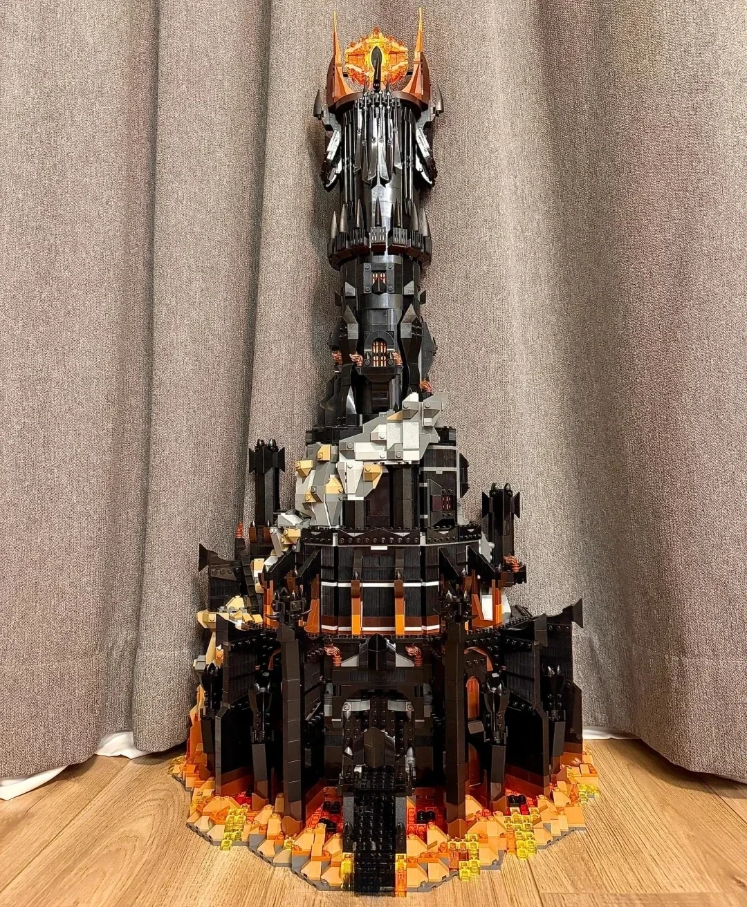 

Black Tower Dark Model Building Blocks Kit Bricks Creative Icons MOC Brick Decor Toys For Kids Adult Collection Gifts 5471Pcs