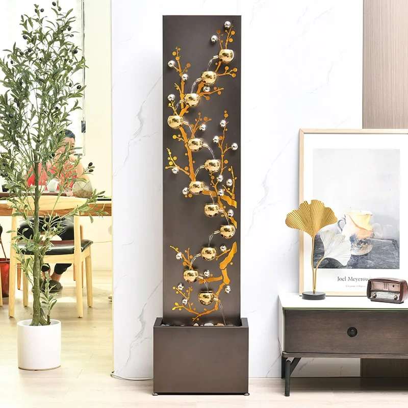 Shengcai Fountain Ornament Living Room Indoor Entrance Water View Home Furnishing New Home Gifts Handmade Boutique
