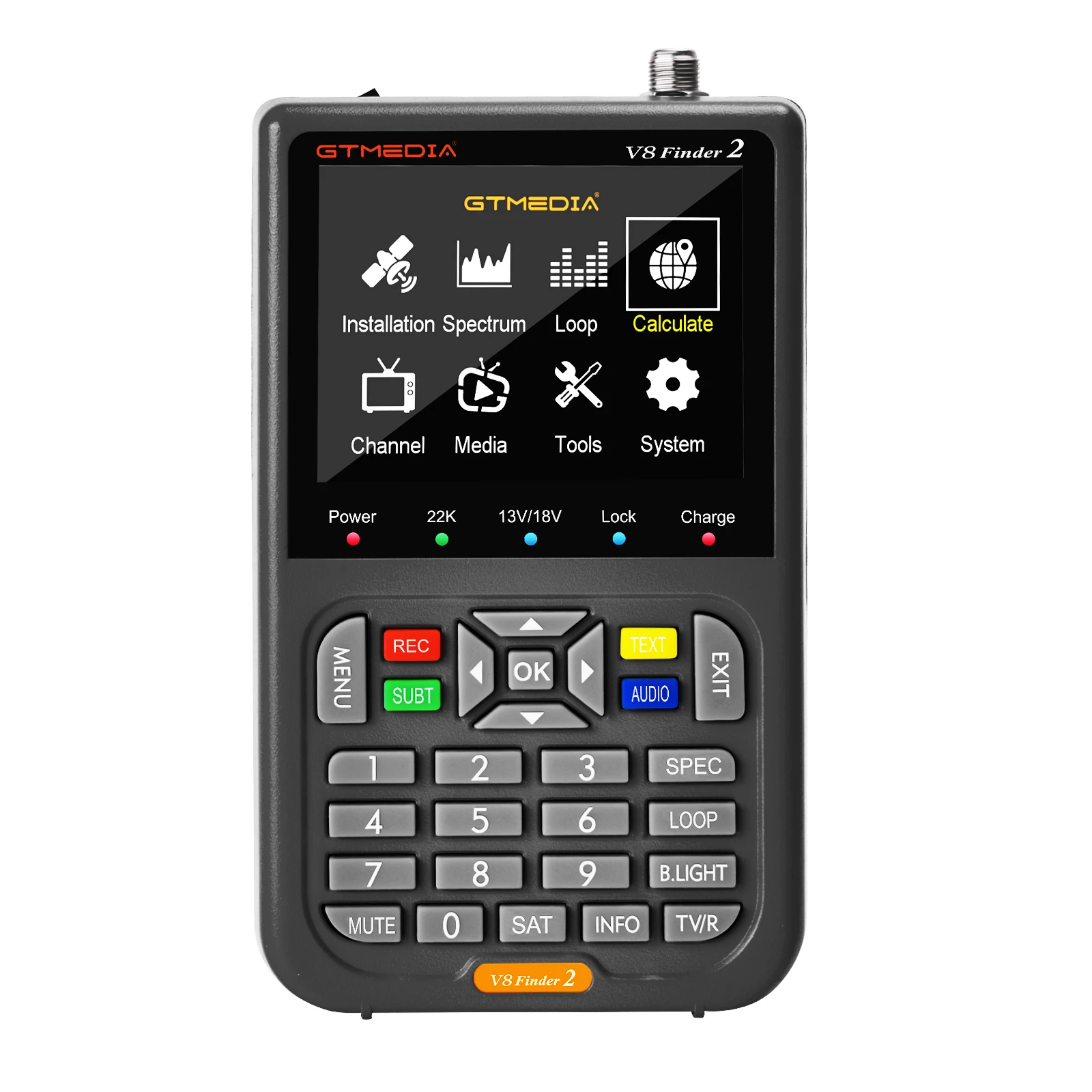 2025 V8 Finder 2 Digital Satellite Signal Finder DVB-S/S2/S2X 1080P HD H.264 V8 Finder2 TV Satfinder Better Than Finder Meter