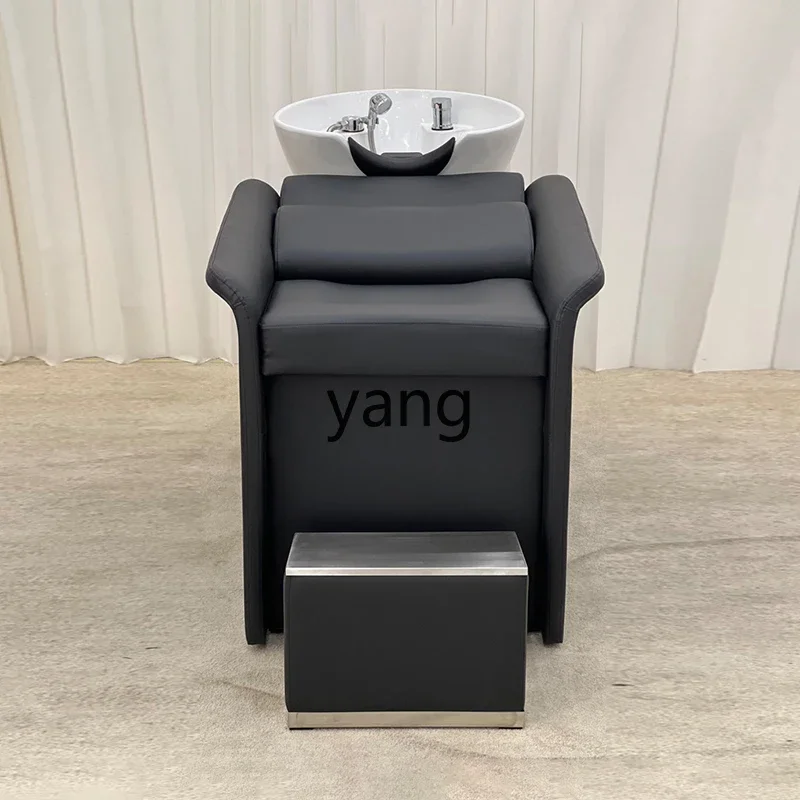 LTT خاص صالون الشعر السيراميك حوض عميق قص الشعر شبه مستلق لكمة السرير