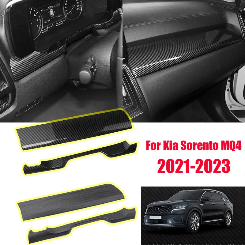 

Для Kia Sorento MQ4 2021 2022 2023, декоративная рамка центральной панели управления, деталь для внутренней модификации из АБС-пластика