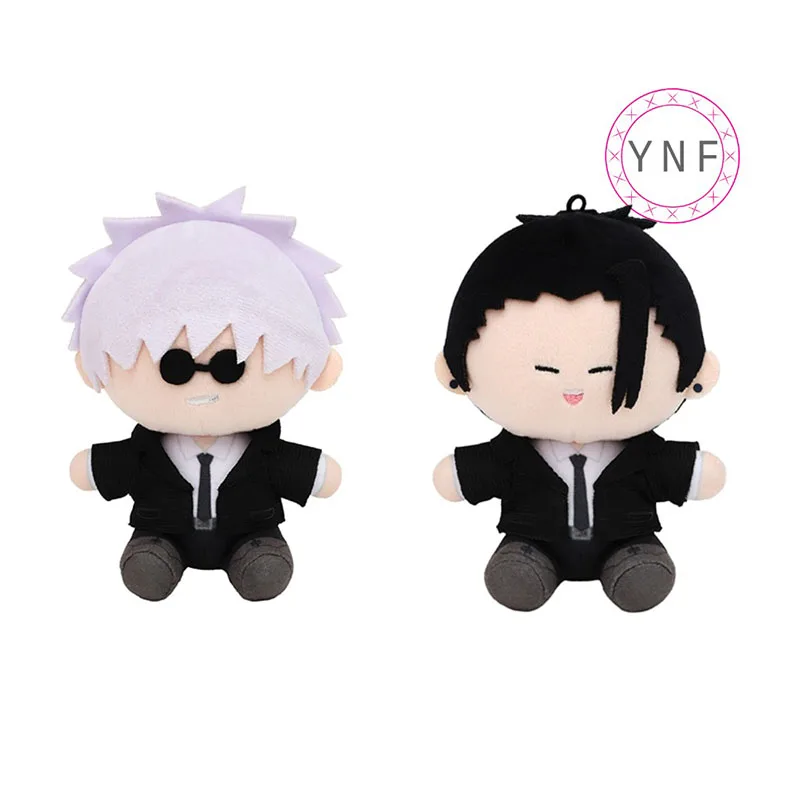 10 سنتيمتر أنيمي Jujutsu Kaisen Gojō Satoru Getō Suguru تأثيري لطيف أفخم ظهره بلوشيز المفاتيح قلادة حلية هدايا عيد الميلاد