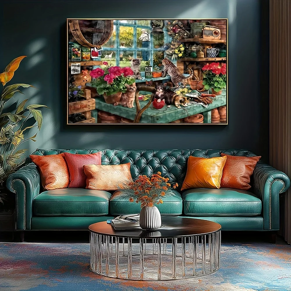 500/1000 stuks volwassen puzzel, hoogwaardig ontspannend familiespel, perfect voor verjaardagen, Kerstmis, Halloween en geschenken, beste keuze