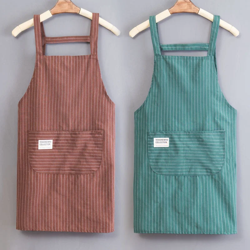 Apron household kitchen home and abroad pure cotton women 2023 new net red summer thin catering special work clothes 