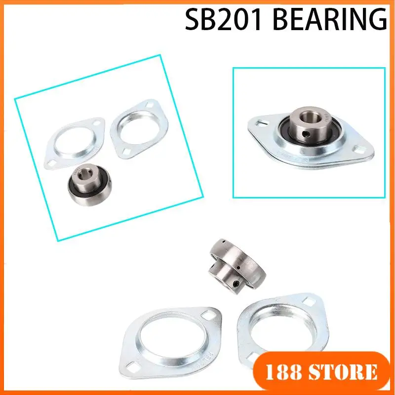 SB+PFL203 Faucet Bearing Outer Spherical Bearing with Seat Diamond Bearing Seat Used in Motor Mechanical equipment