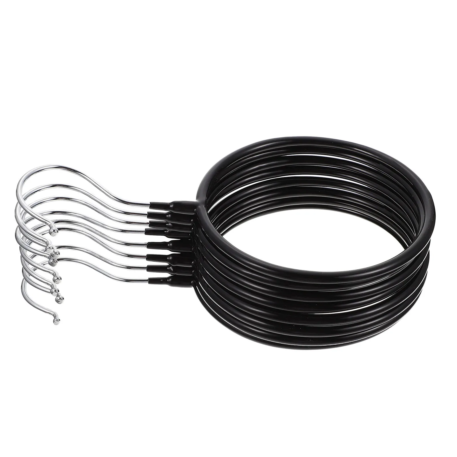 

8Pcs Round Scarf Hanger Closet Organizer Tie Holder Multi-Functional Home Wardrobe Scarf Organizer Tie Display Rack