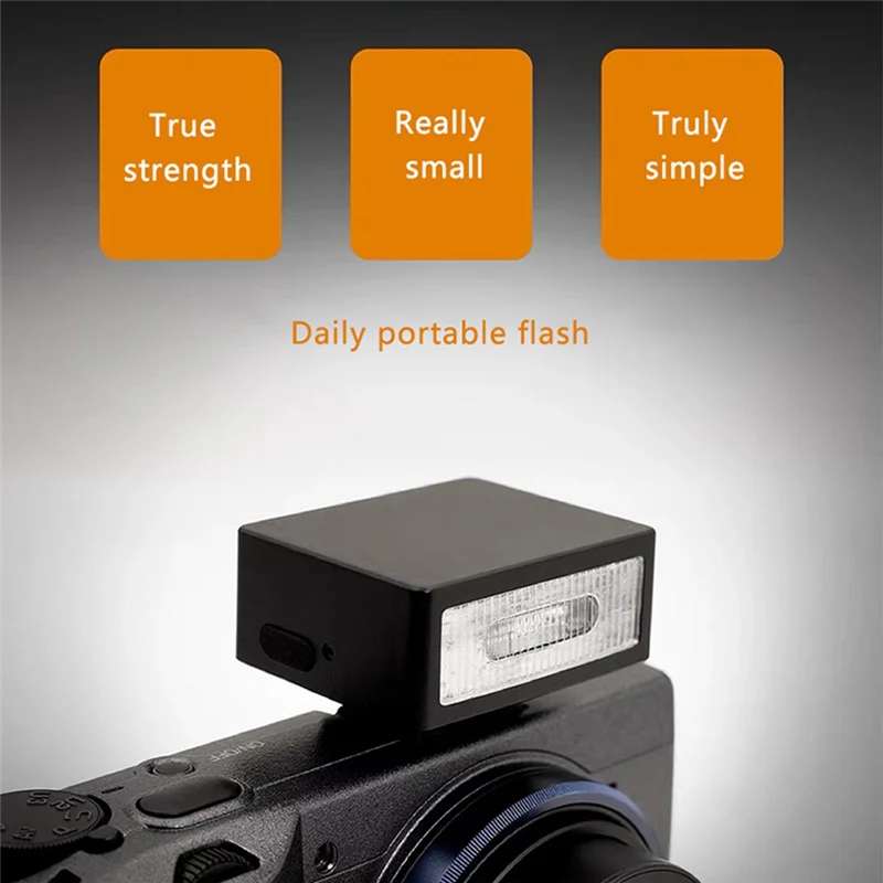 

【Superdeals】Mini Hot Shoe Rechargeable Miniature Camera Macro Xenon Flash For Mirrorless Digital Camera A7C DLUX5 GRIII GR2 Gr3x