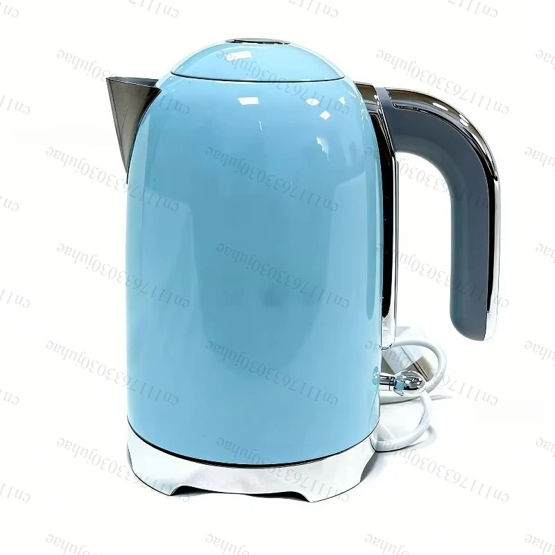 Retro Electric Kettle 2L, Food-Grade Stainless Steel Inner, Double Wall Anti-Scald, Auto Shut-Off Water Boiler