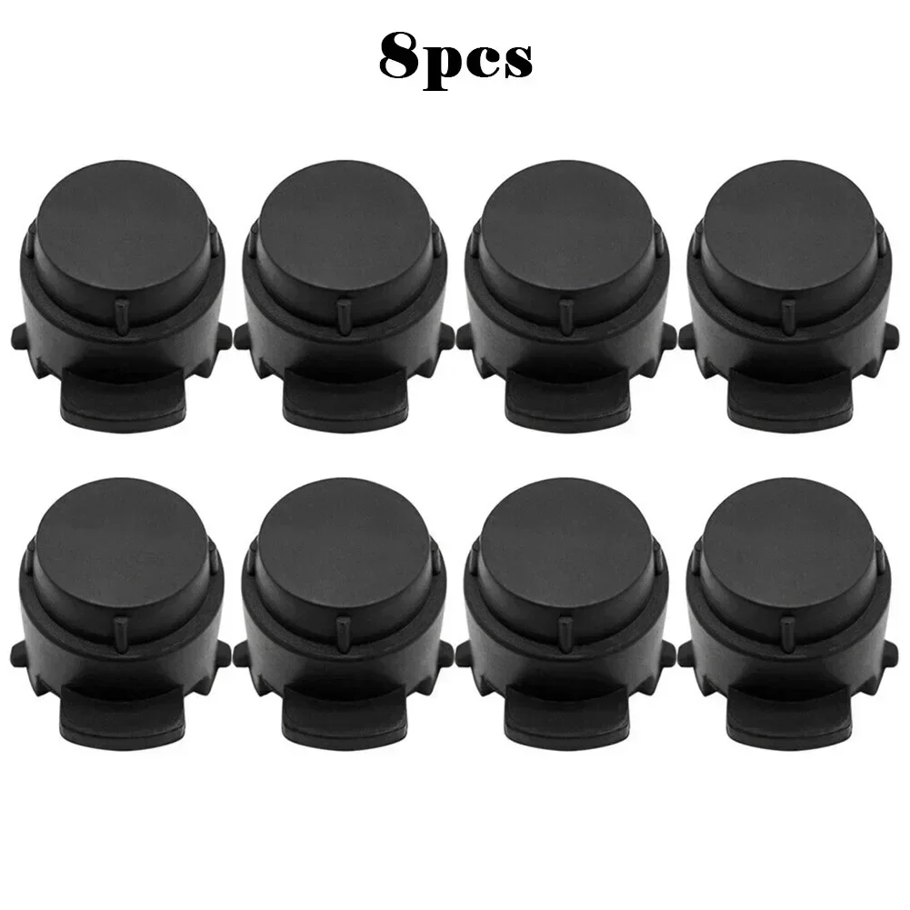 Direct Replacement Parking Aid Sensor Cap For Mercedes For Benz C300 CLS450 E450 GLC63 GLS580 (Pack Of 8 Black)