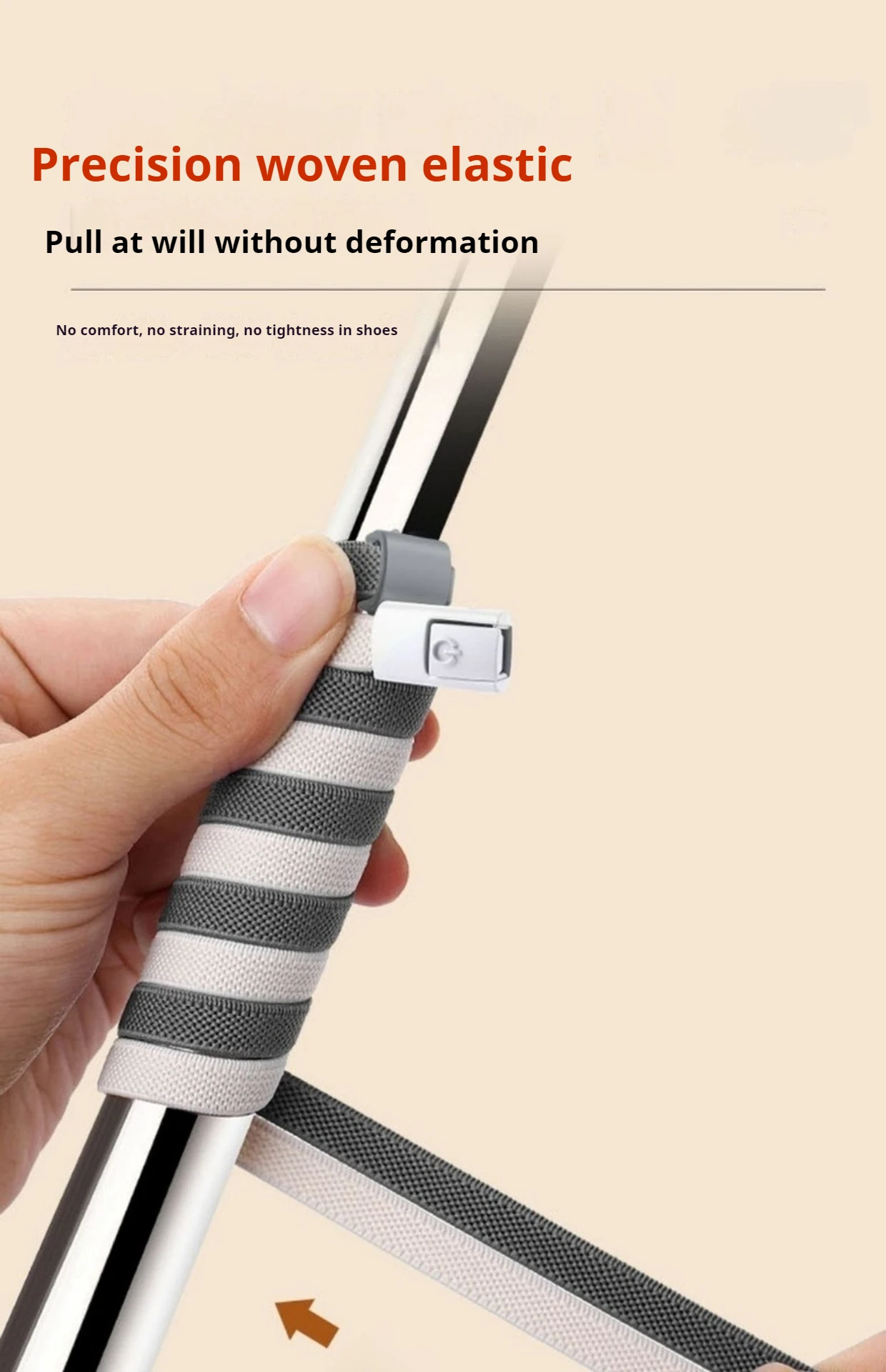 Elastische Schnürsenkel für Sneaker, Tennis, Schnürsenkel ohne Binden, Schnürsenkel mit Verschluss, ohne Schnürsenkel, für Kinder und Erwachsene, Schuhzubehör, 1 Paar/2 Paar. – Detail 7