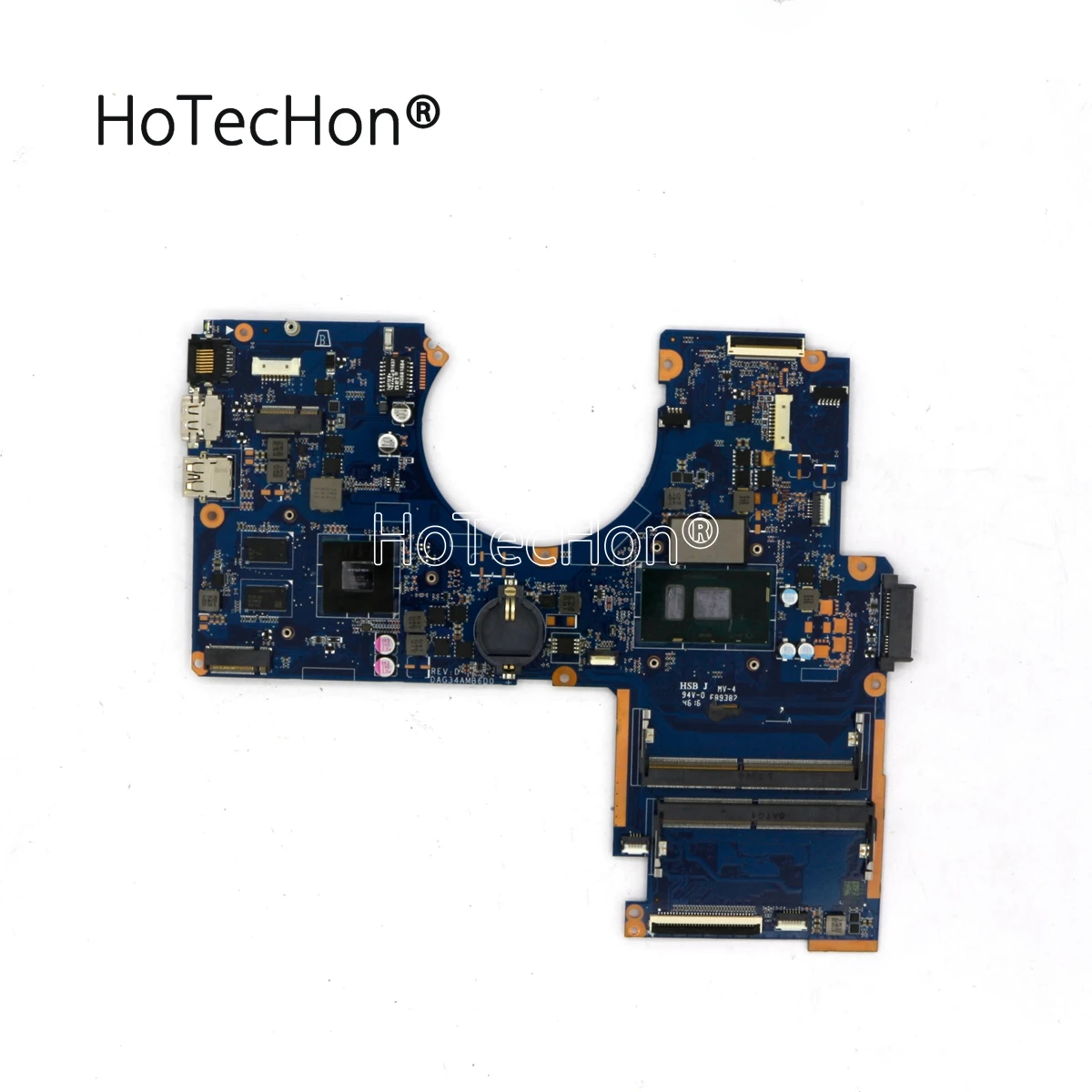 913604-601 Motherboard DAG34AMB6D0 W/i7-7500U 940MX 2GB for HP pavilion TPN-Q172 15-AU motherboard 15T-AU