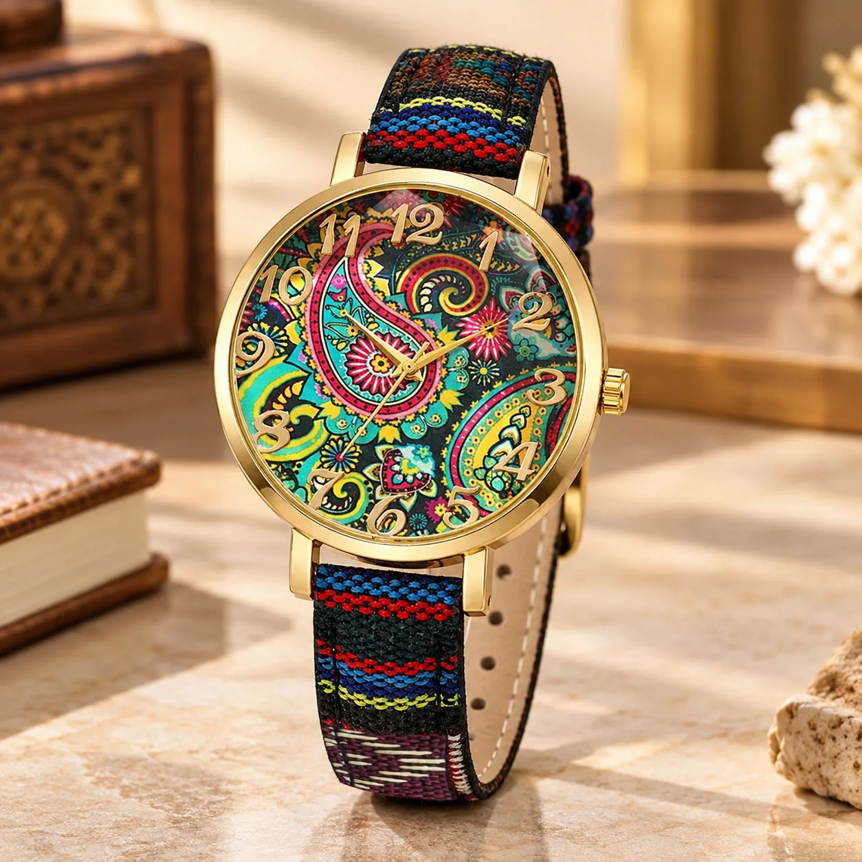 6Pcs of New Hot-Selling Women's Fashionable Casual Quartz Watches, Perfect for Daily Wear and as a Holiday or Birthday Gift for Girls