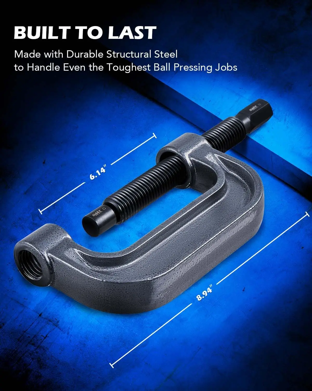 Heavy Duty Ball Joint Press & U Joint Removal Tool Kit with 4WD Adapters for Cars and Light Trucks