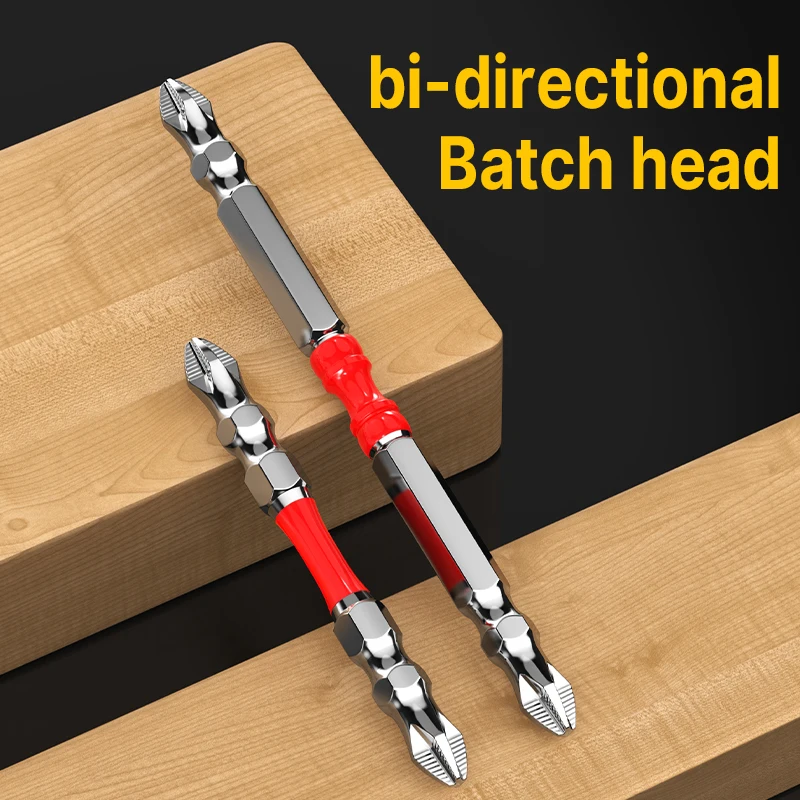 Imagem -04 - Bits de Chave de Fenda Magnética Antiderrapante Hex Haste Broca de Impacto Cruz Bits Conjunto Ferramentas 65 mm 100 mm Vários Tamanhos Peças 10 Peças Ph2