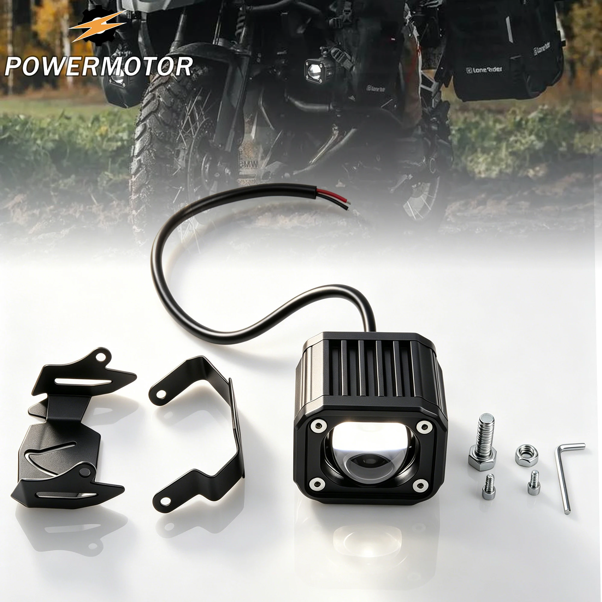 

ADV Motorcycle Super Bright Led Headlight Spotlight For BMW R 1200GS R1250GS HONDA Front Auxiliary Super Bright Driving Light