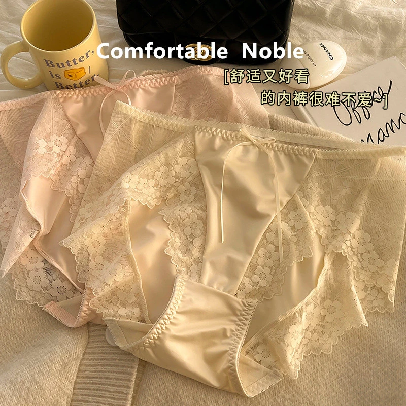 Underwear women sexy lingerie lace ropa interor para mujeres high waist panties Plus size comfortable noble high-quality bragas - Image 6