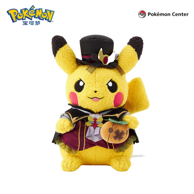 

Японский Pokemon Center Пикачу Хэллоуин, ограниченная серия, кукла, плюшевая игрушка, милые мягкие детские подарки на день рождения, Рождество