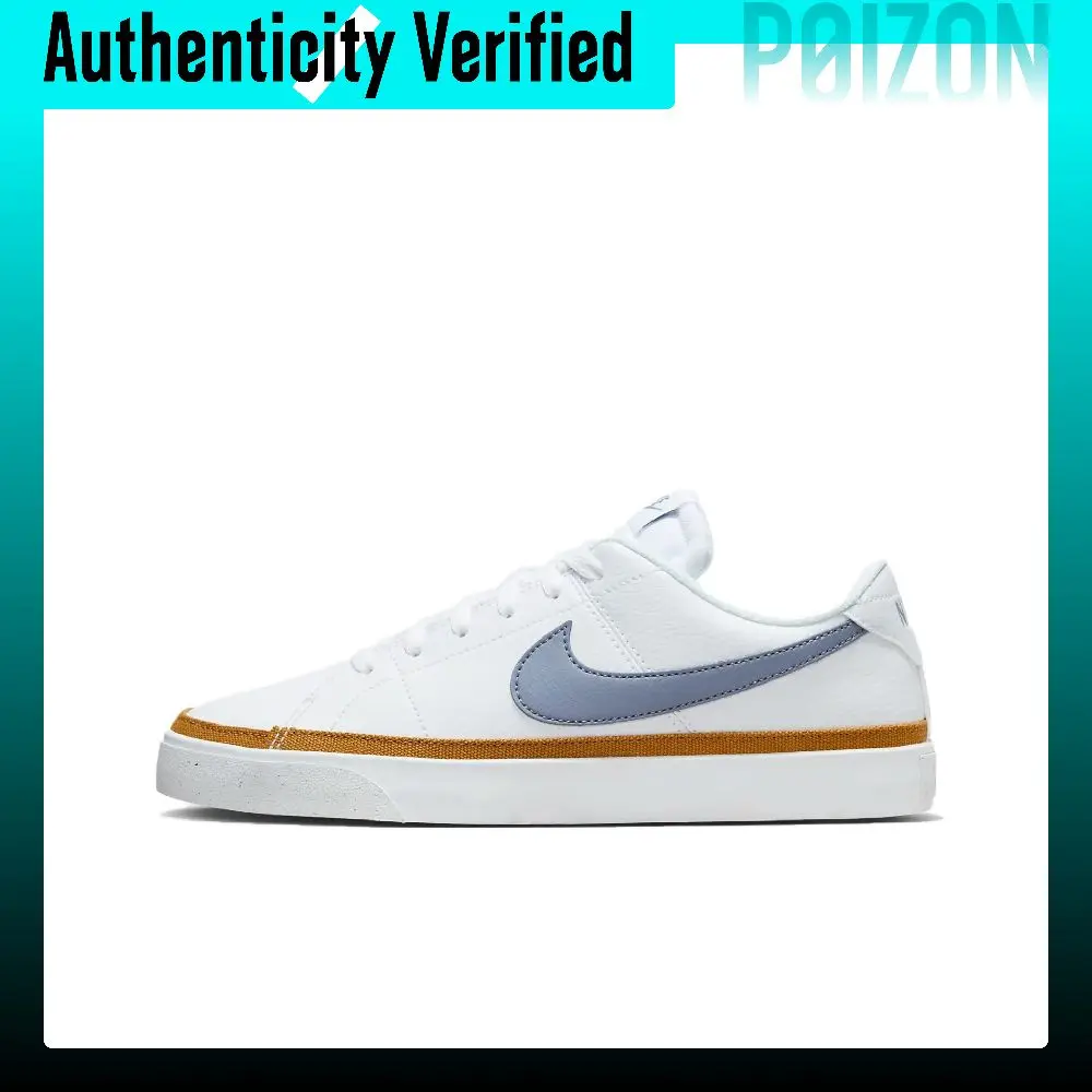 Nike Court Legacy Next Nature Synthetic Leather Low top Skateboard Shoes Women's White DH3161-108