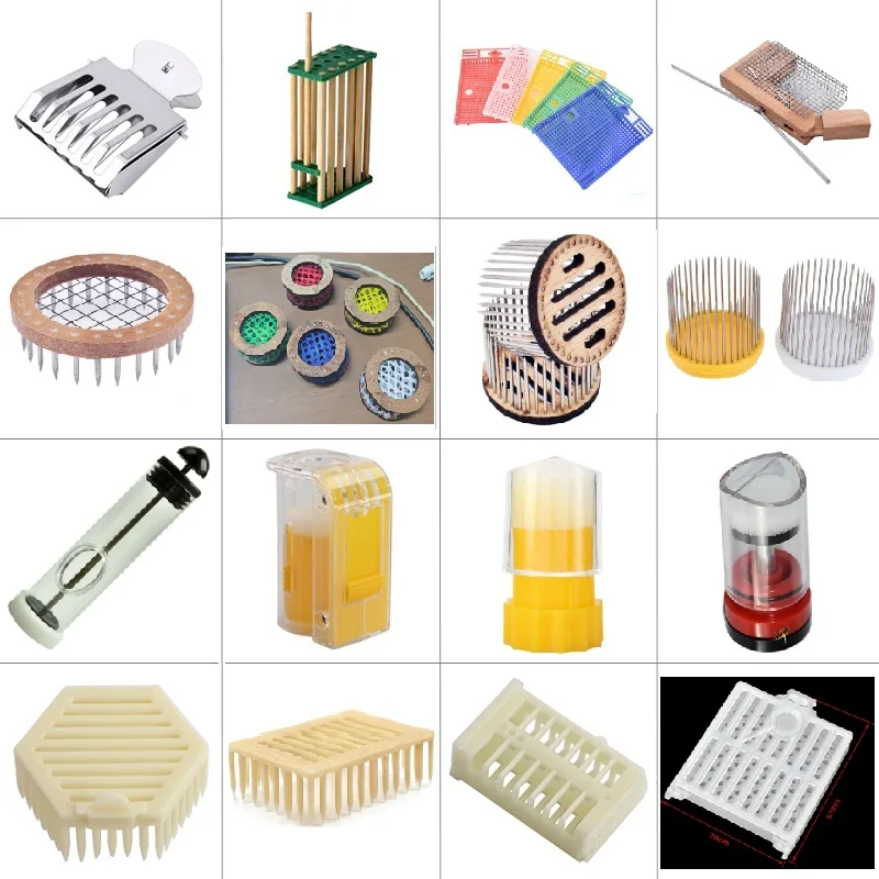 Queen Bee Cage Catcher Beekeeping Queen Rearing Tool Queen Bee Marker Bottle Marking Catcher Bee Transport Cage Apiculture Tools