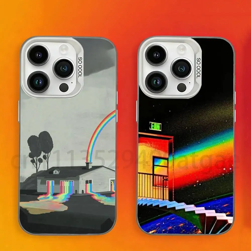 

Чехол для телефона The Bends In Rainbows для iPhone 17, 16, 15, 14, 13, 12, 11, Pro, Max, Plus, Mini, матовый, противоударный