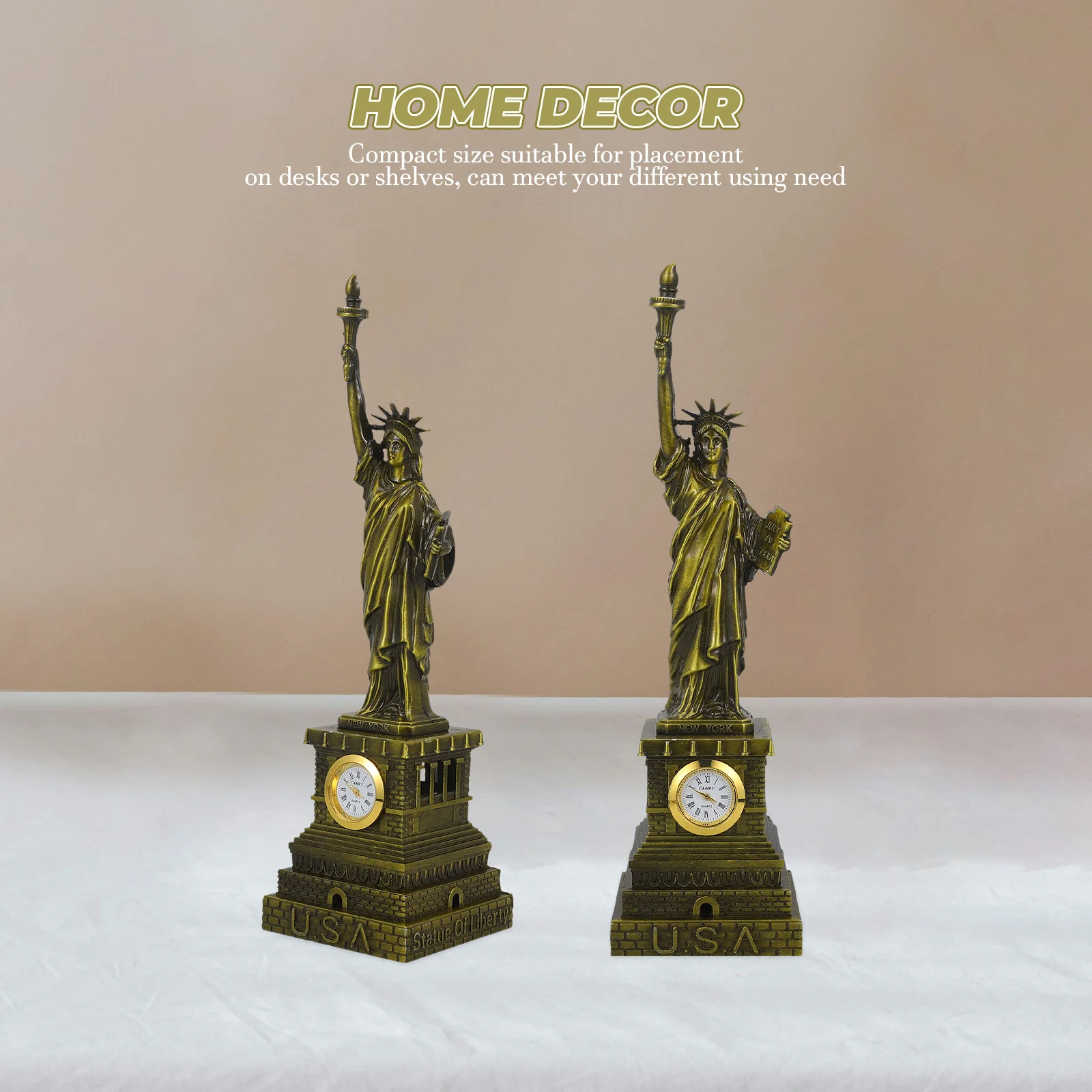 

Metal Crafts Ornaments Statue Of Liberty Craft Ferroalloy Desktop Home Decor Mini Model Metal Alloy Tabletop Adornment