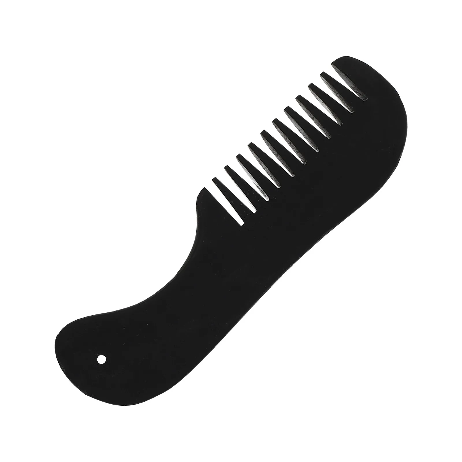 Premium Bian Stone Massage Comb Ergonomic Design Smooth Edge for Face Neck Back Leg Scraping and Scalp Massager Portable Guasha